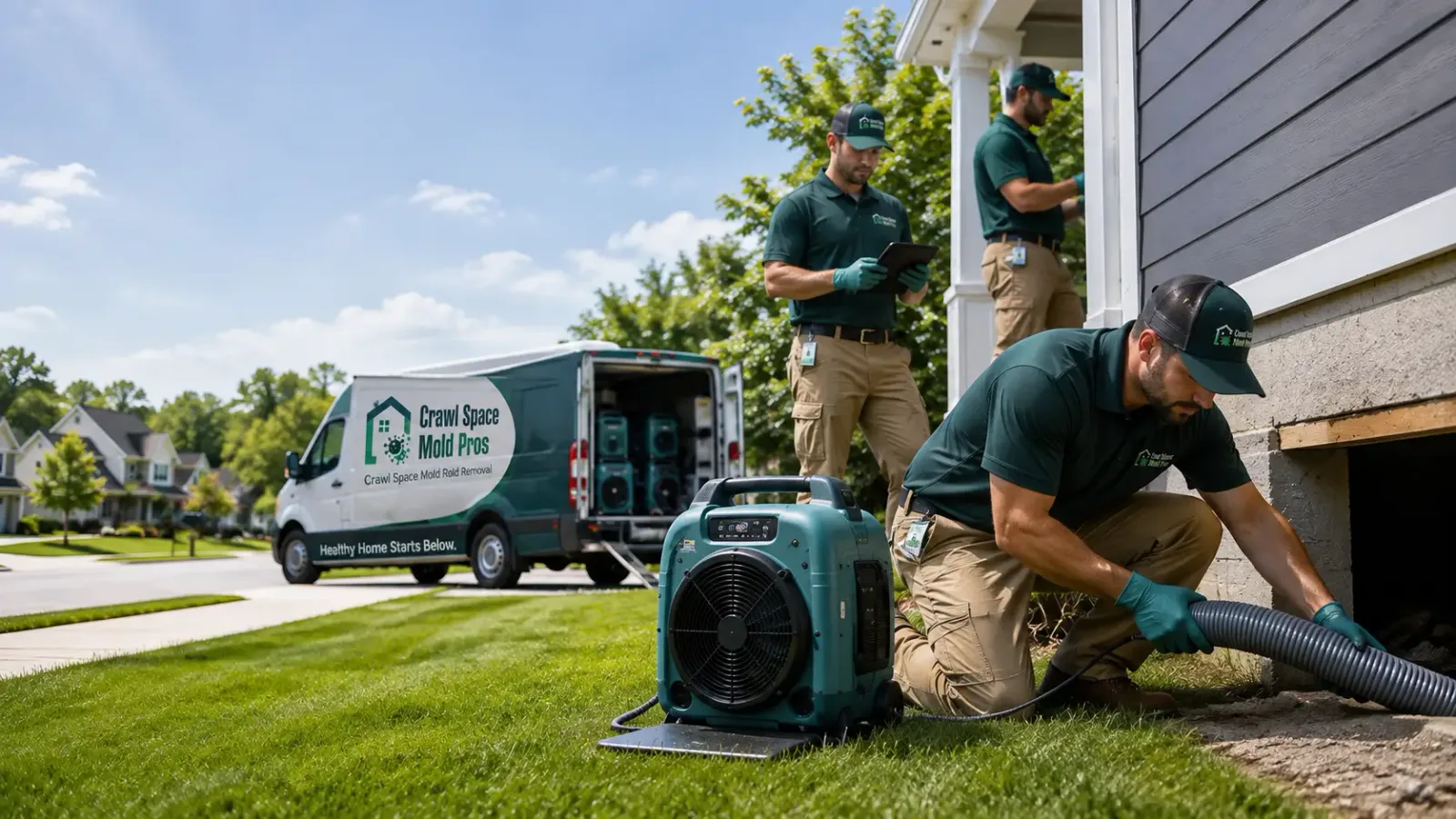 Crawl Space Mold Removal in Penfield, NY